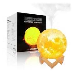 Imagem de Umidificador Aromatizador Luminária Lua Cheia 3d