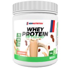 Imagem de WHEY PROTEIN ALL NATURAL 450G CAPUCCINO New Nutrition 
