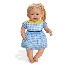 Imagem de Boneca 42cm Quero Ser Mamãe Faz Xixi Loira C/ Acessórios - Pupee