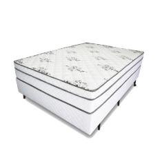 Imagem de Cama Box King - Colchão Mônaco - Mola Ensacada -193X203x64cm - Relafle