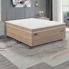Imagem de Cama Box Casal Molas Ensacadas Tecnologia Gel Sense,health Protection e Air Flow New York Bege