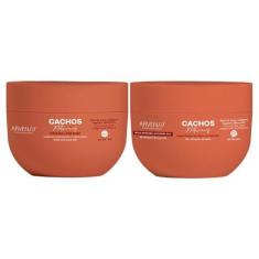 Imagem de Kit Arvensis Cachos Máscara Ondulados + Geleia Alta Fixação