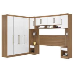 Imagem de Guarda Roupa Modulado Módena Composição 01 Casal 77001 Amêndola Touch