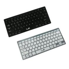 Imagem de Teclado Bluetooth Sem Fio, Ultra Fino, Portátil, Compatível com Tablet, Celular, Notebook, EL-2101 (Branco)