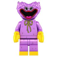 Imagem de Boneco Blocos De Montar Huggy Wuggy Lilás Poppy Playtime