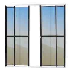 Imagem de Porta De Correr 4 Folhas Super Vidro Reflex 210cm X 240cm Bri