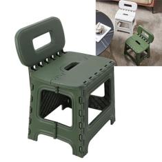 Imagem de Banqueta Dobrável Pequena, Banquinho Dobrável 300 Libras PP Espessado Portátil para Crianças Pequenas Com Alça, Banquinho Dobrável Antiderrapante para Acampamento Ao Ar