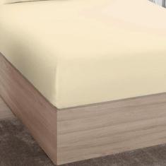 Imagem de Lençol Avulso Casal Elástico Algodão Premium Perola