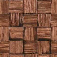 Imagem de Papel De Parede Adesivo Lavável Madeira Quadrada 9M