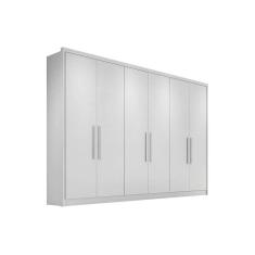 Imagem de Guarda Roupa Casal 6 Portas E 8 Gavetas Robust Plus Branco Novo Horizonte