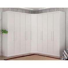 Imagem de Guarda-roupa Em Mdf Com 9 Portas E 6 Gavetas Branco