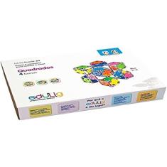 Imagem de Quebra-cabeça Edulig Puzzle 3D Quadrados 4 formas - VCRPSCHG4 - Edulig