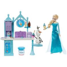 Imagem de Boneca Carrinho De Doces Disney Frozen Elsa E Olaf - Com Acessórios Ma