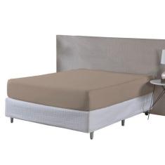 Imagem de Lençol Avulso Casal King Com Elásticos Percal 400 Fios - Rt Enxovais