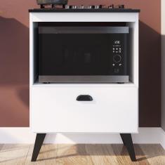 Imagem de Balcão De Cozinha 1 Porta Basculante Bl060 Branco - Art In Móveis