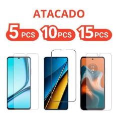 Imagem de Kit Película Vidro Motorola Moto G04 / G24 / G34 / Redmi 13C / Poco X6