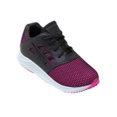Imagem de Tênis Infantil Cadarço Branco Preto Pink Zeuz 75CX-I-Feminino