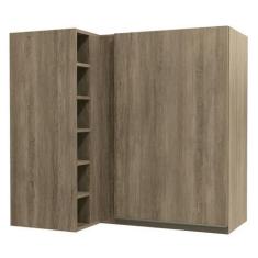 Imagem de Armário Aéreo Cozinha 98 cm Maxxi 1 Porta G768 Nogal - Kappesberg, Mar