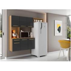 Imagem de Cozinha Compacta Aramóveis Carol com Balcão 6 Portas 1 Gaveta, Atacama