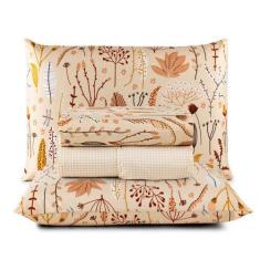 Imagem de Jogo de Lençol Queen 4 Peças Percal 300 Fios Estampado Lisboa - Linda 