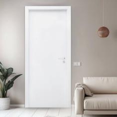 Imagem de Porta Lisa Uv Batente Regulável 13cm a 19cm Guarnição 7cm 82cm X 210cm Esquerdo Rodam