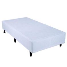 Imagem de Cama Box Solteiro Mega Branco - 078X188 - Mega Colchões