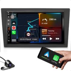Imagem de Kit mp5 Multimidia MP5 Bluetooth Carplay 2 entradas usb + Moldura 7 Po
