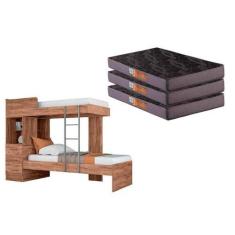 Imagem de Colchão Pérola Polar (2Un) + Beliche Plus Atacama - Santos Andirá