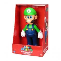 Imagem de Boneco Luigi Super Mario Bros Grande 23cm
