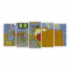 Imagem de Quadro O Quarto Van Gogh Arte Canvas 155x65cm PlimShop
