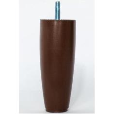 Imagem de Pes Cônicos Cama box 15 pés Marrom com 12 cm de altura