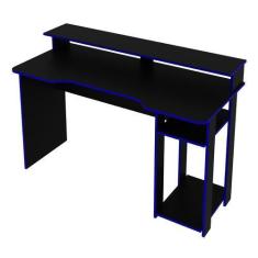 Imagem de Mesa Gamer Me4153 Preto / Azul - Tecnomobili - Tecno Mobile