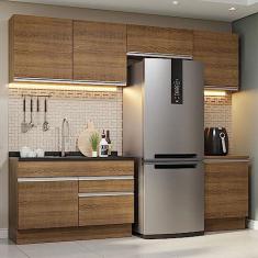 Imagem de Armário de Cozinha Completa 260cm Rustic Glamy Madesa 05