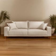 Imagem de Sofá Fixo 2 Lugares Luxo 160 cm Argos Bege Claro