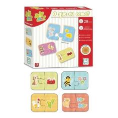 Imagem de Jogo Educativo Didático Be A Bá O Que Eu Como Nig Brinquedo