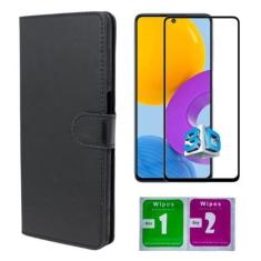 Imagem de Capinha Capa Carteira + Pelicula Vidro 3d Para Galaxy M51 - Mustangsho