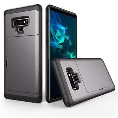 Imagem de Capa de telefone comercial para samsung galaxy note 9 8 s22 ultra s21 s20 s9 s8 plus slots de cartão capa para samsung s7 s6 s22 funda, cinza, para galaxy s7