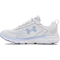 Imagem de Under Armour Charged Assert 9 feminino, Halo Cinza (112)/Isótopo Azul, 38