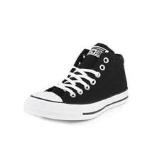 Imagem de Converse Tênis feminino de cano médio Chuck Taylor All Star Madison, preto/branco, 42, Preto/Preto/Branco