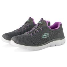 Imagem de Skechers Tênis feminino Summits Cool Classic, Carvão/Lavendar, 35