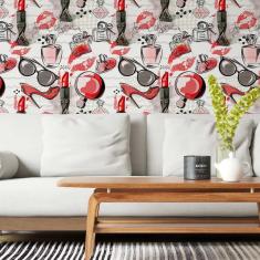 Imagem de Papel De Parede Adesivo Feminino N03052 Rolo 0,58X3M