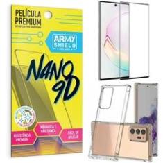 Imagem de Kit Película Premium Nano 9D para Galaxy Note 20 Ultra + Capa Anti Impacto - Armyshield