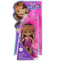 Imagem de Boneca Barbie Extra Mini Com Viseira E Vestido Mattel Hln44