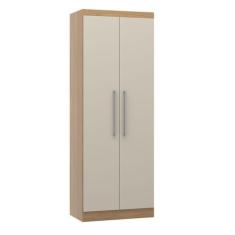 Imagem de Armário 2 Portas Guarda Roupa Modulado Selene 80X218 Cm Mdp Carvalho 6
