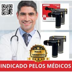 Imagem de Massageador Pistola Muscular Portátil Elétrico vibração de alta frequê