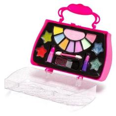 Imagem de Kit De Maquiagem Infantil Maletinha Com Alça Completo - Polibrinq