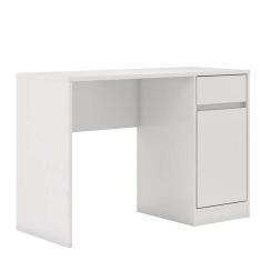 Imagem de Escrivaninha Office Morada Com 1 Porta E 1 Gaveta Branco Demóbile Branco