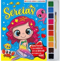 Imagem de Livro - Sereia Livro para Pintar com Aquarela