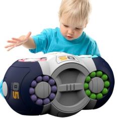 Imagem de Brinquedo de quebra-cabeça de feijão mágico, feijão mágico giratório - Brinquedo sensorial de mão inquieta | Brinquedos giratórios de aprendizagem e educação de 360 ​​graus, girador de cubo educaciona