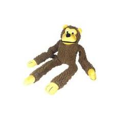 Imagem de Brinquedo Chalesco Para Cães Pelúcia Macaco Marrom